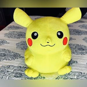 Large Pikachu Plush Pokémon Stuffed Animal Yellow Soft Toy Nintendo